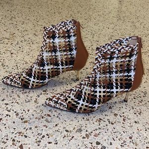 Souliers Martinez Woven Ankle Boots